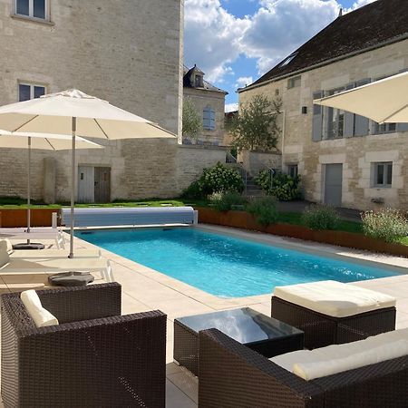 La Villa Lombardi En Champagne, Avec Piscine Privee Et Jacuzzi Les Riceys Exterior foto