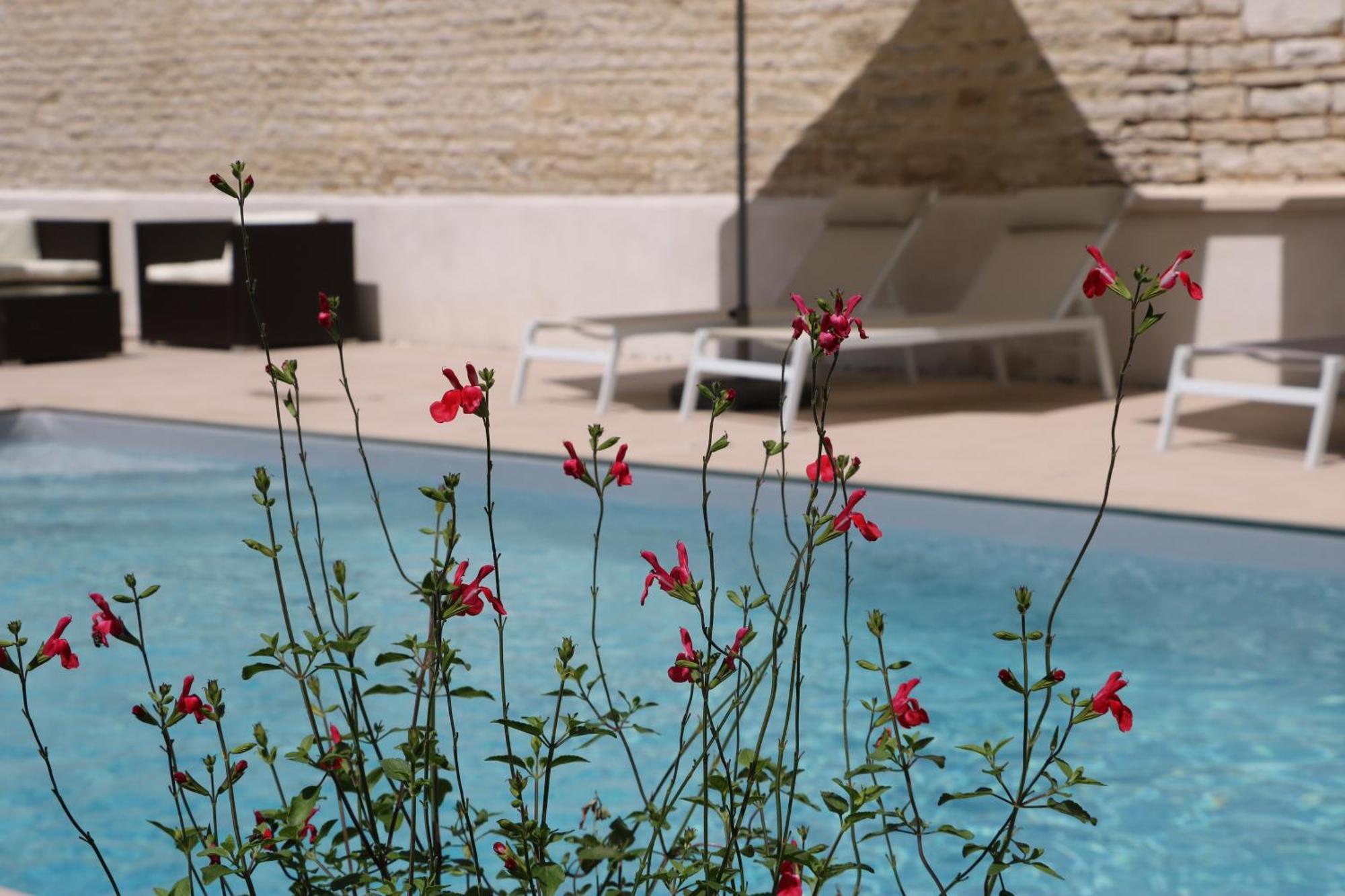 La Villa Lombardi En Champagne, Avec Piscine Privee Et Jacuzzi Les Riceys Exterior foto